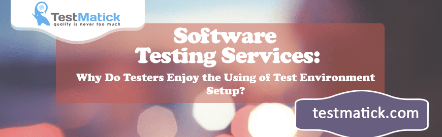 Software Testing Services: Why Do Testers Enjoy the Using of Test Environment Setup?