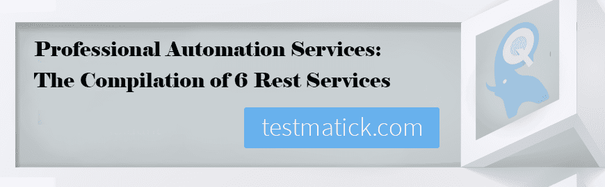 Professional Automation Services: The Compilation of 6 Rest Services