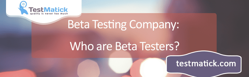 Beta Testing Company: Who are Beta Testers?