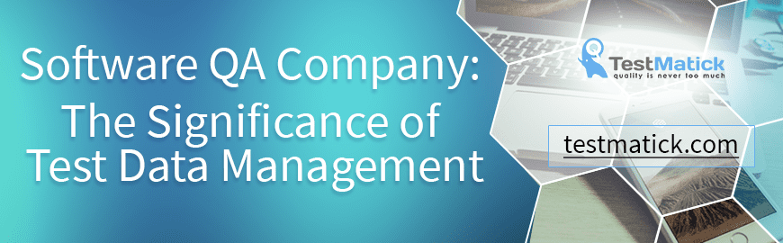 Software QA Company: The Significance of Test Data Management
