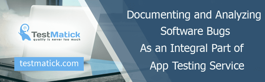 Documenting and Analyzing Software Bugs As an Integral Part of App Testing Service
