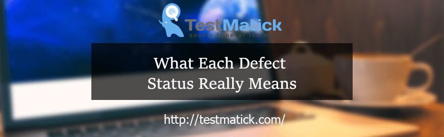 What Each Defect Status Really Means