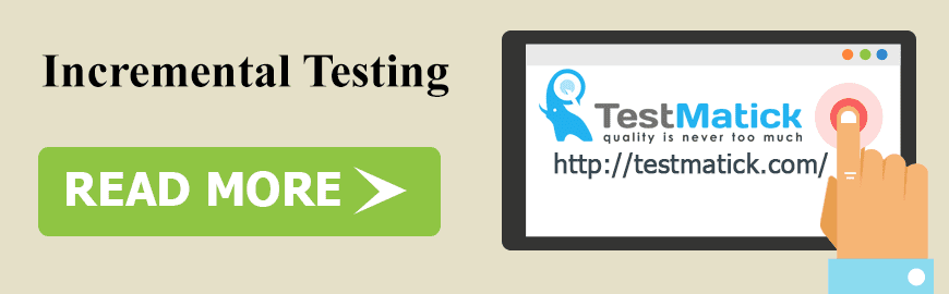 Incremental Testing