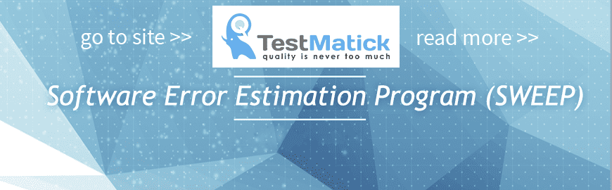Software Error Estimation Program (SWEEP)