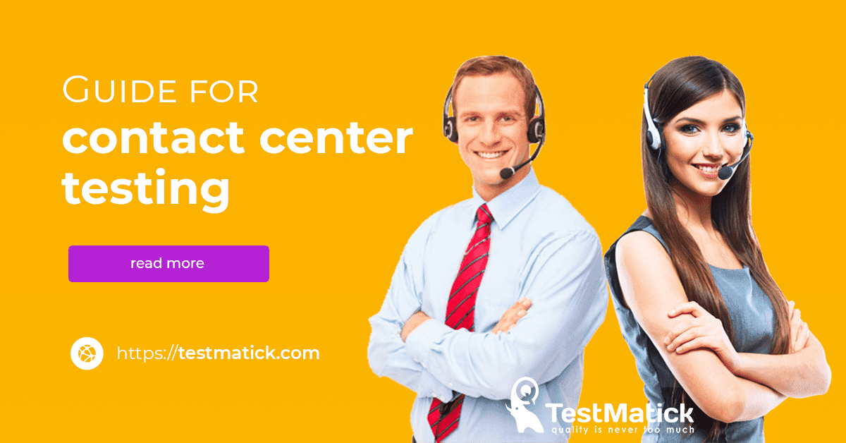 Guide for Contact Center Testing