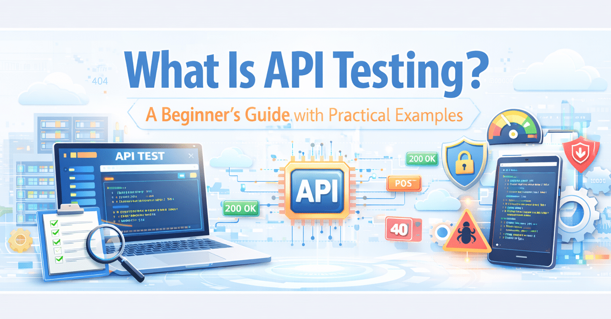 What Is API Testing? A Beginner’s Guide with Practical Examples What Is API Testing? A Beginner's Guide with Practical Examples