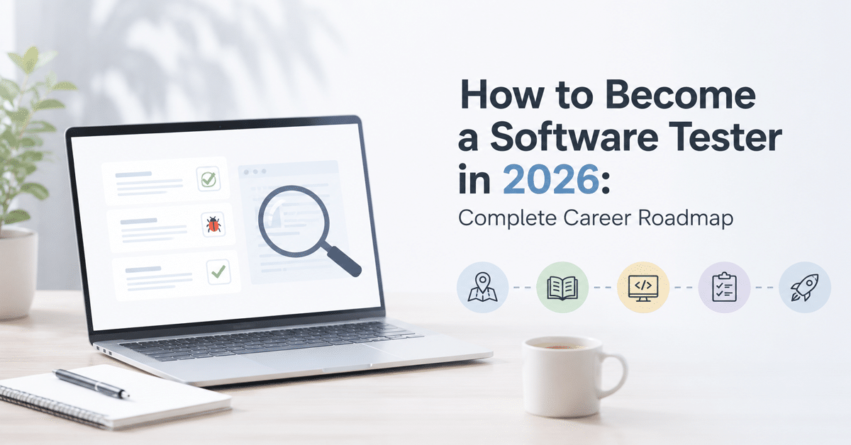 How to Become a Software Tester in 2026- Complete Career Roadmap How to Become a Software Tester in 2026- Complete Career Roadmap