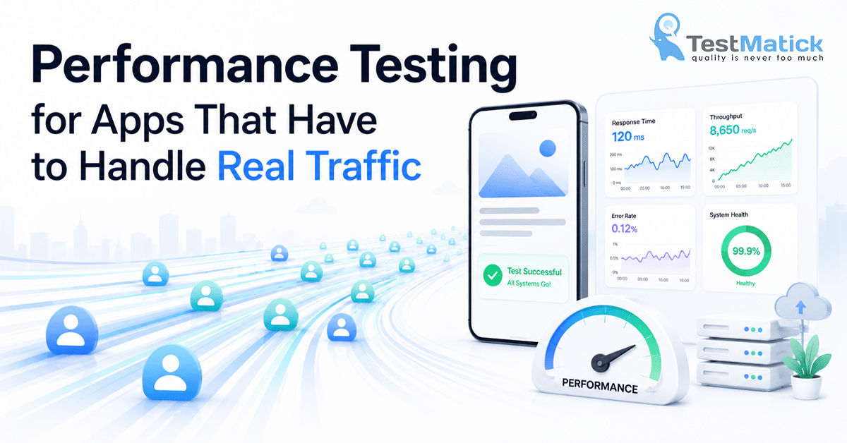 Performance Testing for Apps That Have to Handle Real Traffic Performance Testing for Apps That Have to Handle Real Traffic